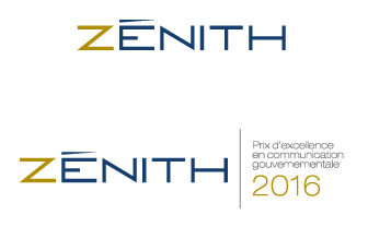 Znith, prix d'excellence en communication gouvernemental2016e.